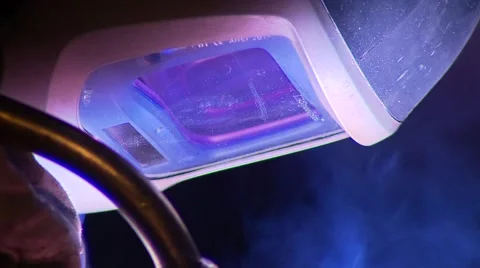 Close Up of a Worker welding steel Stock Footage 54546917