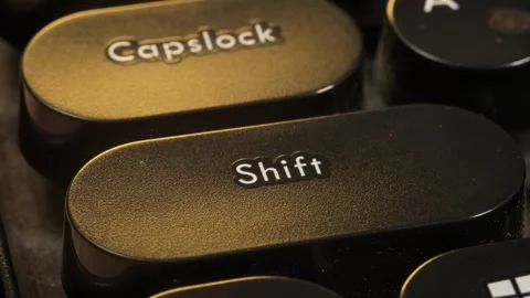 Close-up of working on the keyboard Stock Footage 264095397