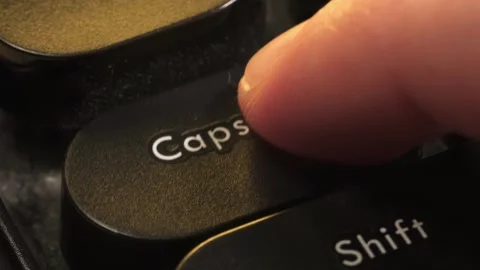 Close-up of working on the keyboard Stock Footage 264131569