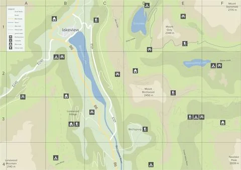 Close-up of world map structure Stockillustratie