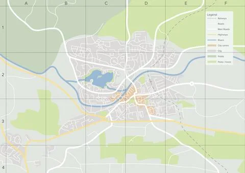 Close-up of world map structure Stock Illustration