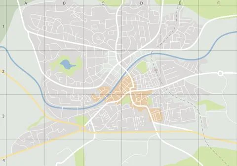 Close-up of world map structure Stock Illustration