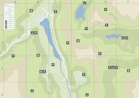 Close-up of world map structure Stockillustratie