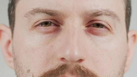 Close up of a worried man Stock Footage 99745969