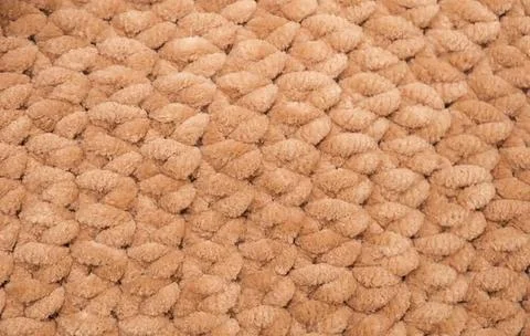 Close-up of woven beige jute fabric texture Stock Photos