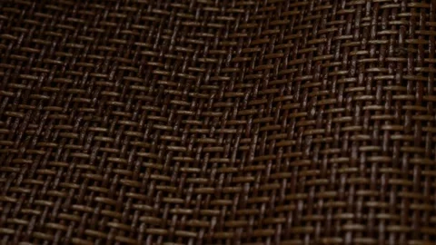 Close-Up Woven Rattan Cane Texture Background Stock Footage 339860008