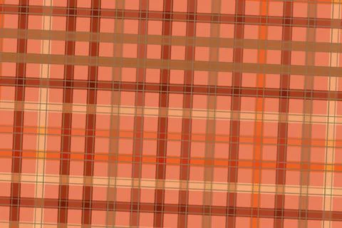 Close-up of woven red and beige fabric with checkered pattern Stock Illustration