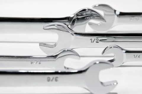 Close-up of Wrenches Stock Photos