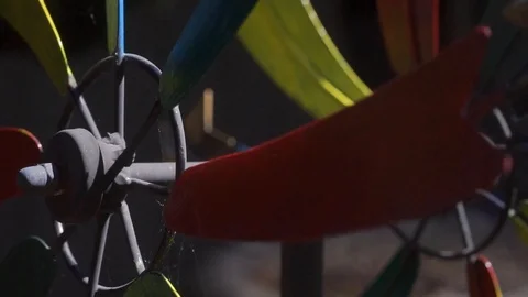 Close up yard art 1 1 Stock Footage 107119999