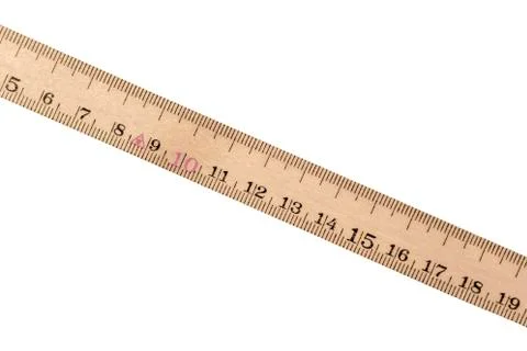 Close up of a yardstick 스톡 사진