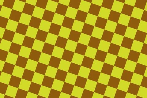 Close-up of a yellow and brown checkered pattern 스톡 일러스트