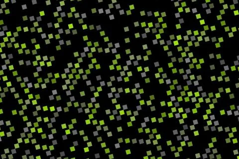Close-up of yellow and gray glitter on black background Stock Illustration