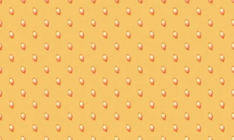 Close-up of yellow background with small orange and white dots Ilustración de archivo