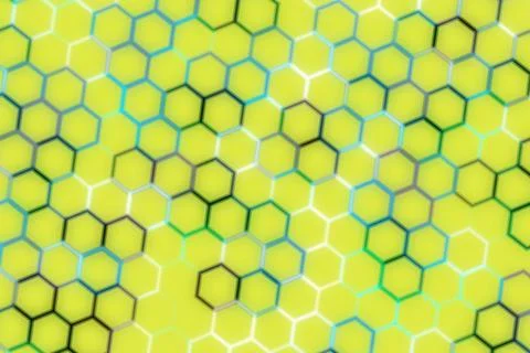 Close-up of yellow honeycomb pattern in nature 스톡 일러스트