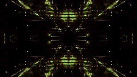 Close up of yellow pattern with a black background 库存影片 301084959