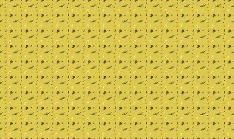 Close-up of yellow sponge with small green holes and textured surface Stock Illustration