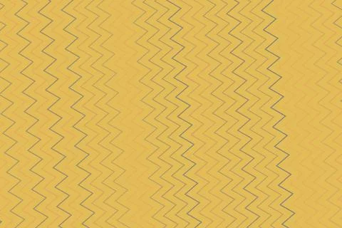 Close-up of yellow textured fabric with zigzag pattern Stock Illustration