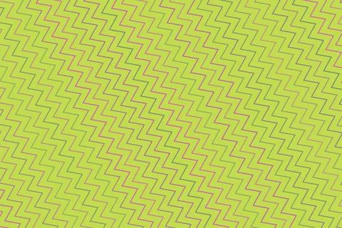 Close-up of yellow zigzag textured pavement surface Stock Illustration