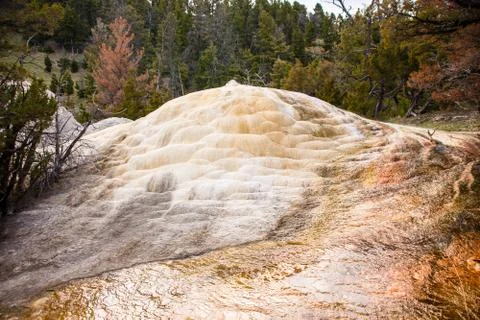 Close Up of Yellowstone Thermal Feature Stock Photos