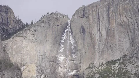 Close-up of Yosemite Falls Stock-Footage 263853683