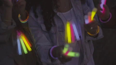 Glow Sticks Stock Video Footage  Royalty Free Glow Sticks Videos