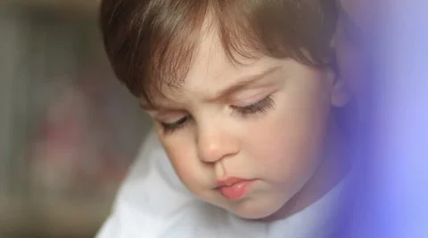 Close-up of a young boy Stock Footage 50355094