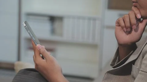 Close up young businessman analyzing project statistics working on computer.. Stock Footage 276197981
