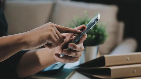Close up young businessman analyzing project statistics working on computer.. Stock Footage 276326809