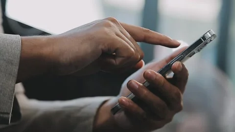 Close up young businessman analyzing project statistics working on computer.. Stock Footage 276326841