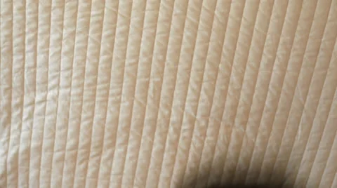 Close up of young couple falling on bed and laughing. Stock Footage 43664955