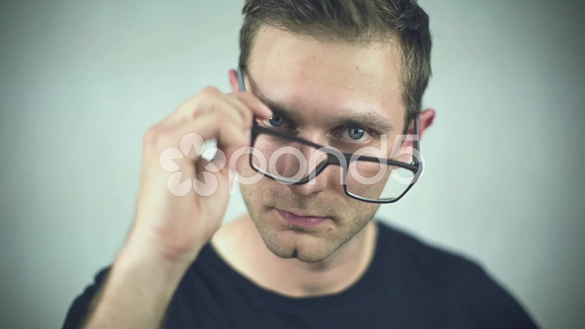 Close up of young handsome man, taking Stock Video Pond5