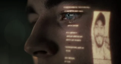 Close up of young man attempting to steal identities Video stock 101684102