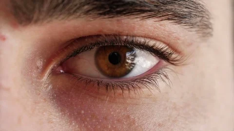 Close-up of young man eye Stock Footage 78102626