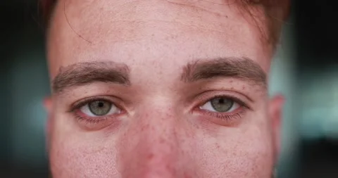 Close up of young man eyes Stock Footage 175791874