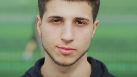 Close up of a young man Stock Footage 100030047