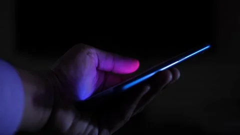Close up of young man hand using smart p... | Stock Video | Pond5
