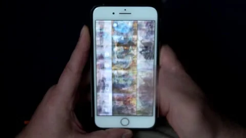 Close-up Of Young Man Hands Typing Sms Scrolling Pictures Phone Stock Footage 240753288