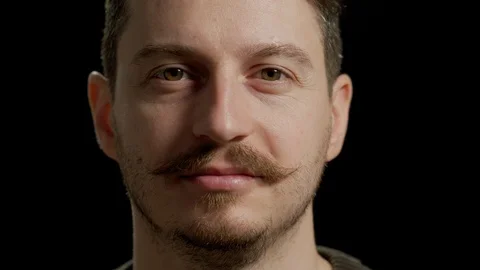 Close up of a young man smiling Video stock 99746563