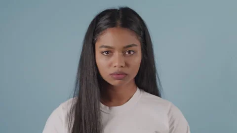 Close up of Young Woman Breathing Heavi... | Stock Video | Pond5