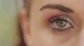 Close up of young woman's eye HD Footage