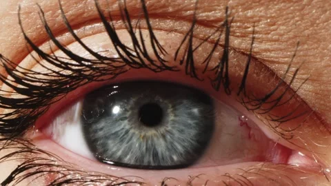 Close-up of a young woman's eye. Stock Footage 256166030