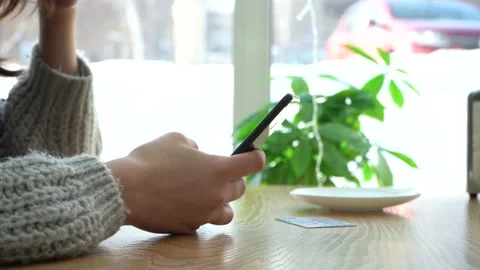 Close-up of a young woman's hands Stock Footage 170779427