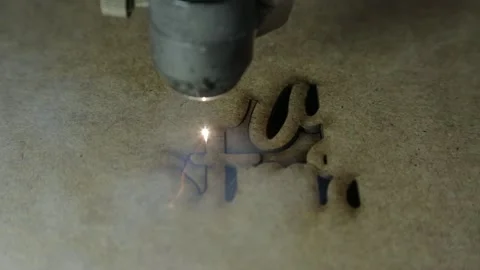 Close_up_of_the_laser_machine 動画素材 130695056