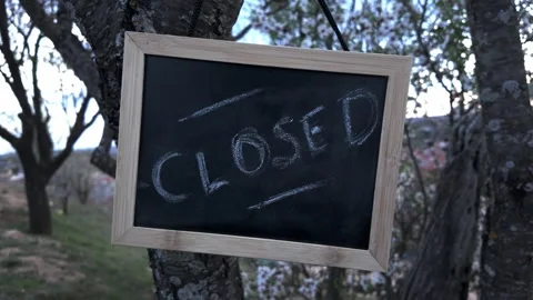 CLOSED 3 Stock Footage 344954394