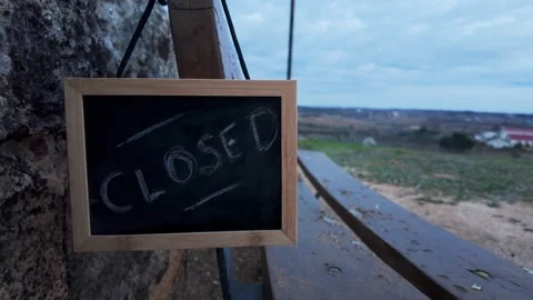 CLOSED 4 Stock Footage 344954404