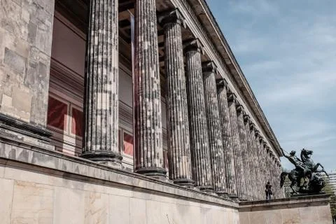 Closed Altes Museum in Berlin Germany Stock Photos