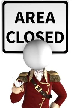 Closed area Stock Illustration