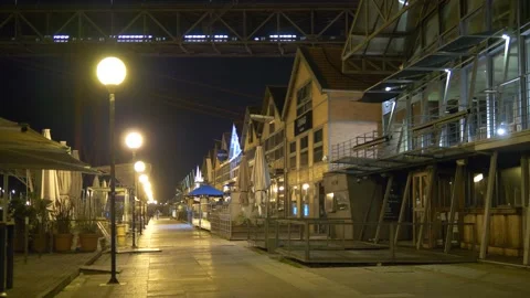 Closed Bar Pandemic Video stock 204850397