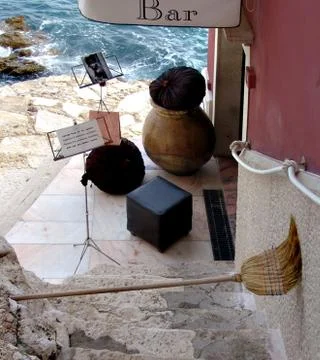 Closed bar Foto stock