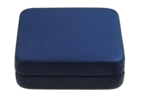Closed black gift box 스톡 사진